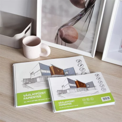 Vázlatfüzet FAMENTES B/5 32 lap 120gr. Bluering – Tonerklinika Debrecen
