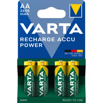 Elem tölthető akku AA ceruza 2600 mAH Power 4 db/csomag, Varta – Tonerklinika Debrecen