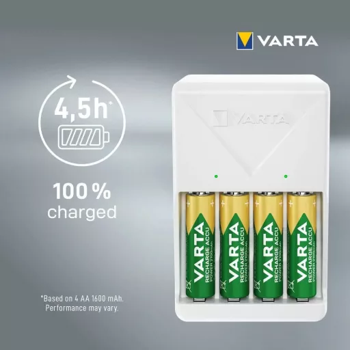 Elemtöltő, akku Plug töltő + 4 db AA 2100 mAH Varta – Tonerklinika Debrecen