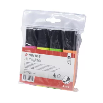 Szövegkiemelő 1-5mm, vágott hegyű, lapos test, A-Series 4 klf. szín – Tonerklinika Debrecen