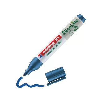 Alkoholos marker 1,5-3mm, Edding 21 EcoLine kék – Tonerklinika Debrecen