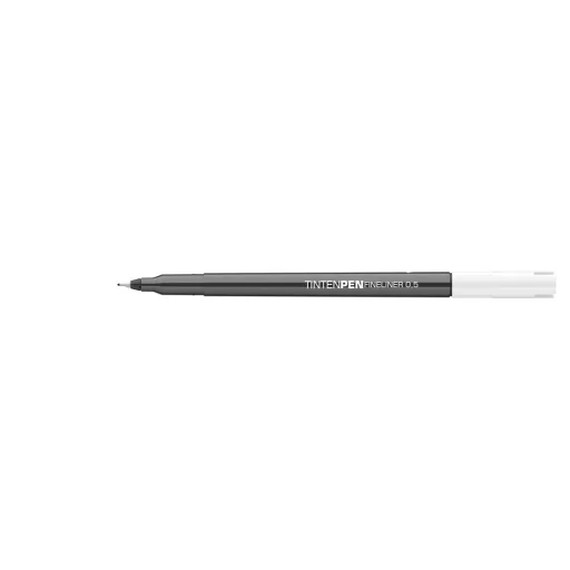 Rostirón, tűfilc vízbázisú, 0,5mm, kerek test, Tinten Pen Ico fekete – Tonerklinika Debrecen