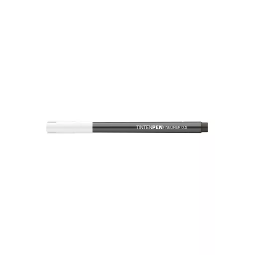 Rostirón, tűfilc vízbázisú, 0,5mm, kerek test, Tinten Pen Ico fekete – Tonerklinika Debrecen