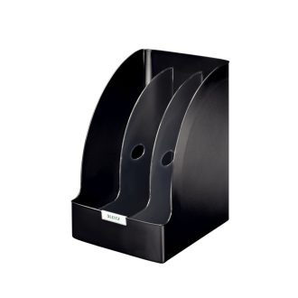 Iratpapucs 20,5cm, műanyag, elválasztókkal Leitz Plus Jumbo fekete – Tonerklinika Debrecen