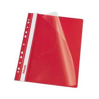 Gyorsfűző lefűzhető A4, PP 10 db/csomag, Esselte Vivida piros – Tonerklinika Debrecen