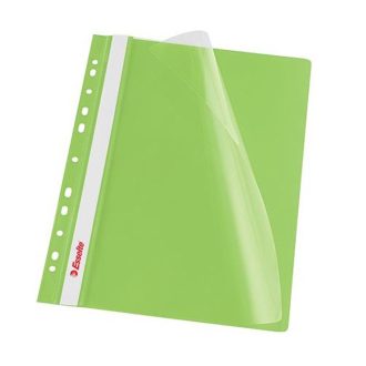 Gyorsfűző lefűzhető A4, PP 10 db/csomag, Esselte Vivida zöld – Tonerklinika Debrecen