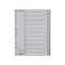 Regiszter A4, 1-31 műanyag Esselte szürke – Tonerklinika Debrecen