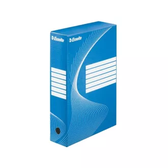 Archiváló doboz A4, 80mm, karton Esselte Boxycolor kék – Tonerklinika Debrecen