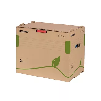 Archiváló konténer újrahasznosított karton iratrendezőnek Esselte Eco barna – Tonerklinika Debrecen