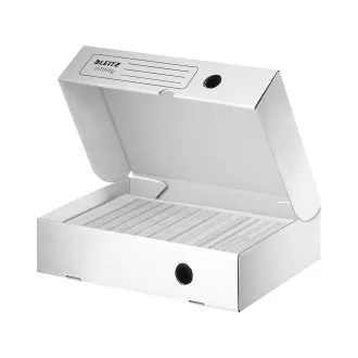 Archiválódoboz A4, 80mm, felfelé nyíló Leitz Infinity fehér – Tonerklinika Debrecen