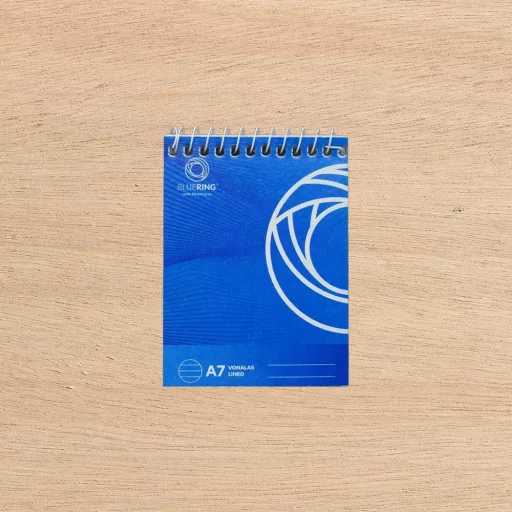 Jegyzettömb spirálozott, A7, 80lap, Bluering® vonalas – Tonerklinika Debrecen