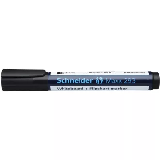 Tábla- és flipchart marker 2-5mm, vágott végű Schneider Maxx 293 fekete – Tonerklinika Debrecen
