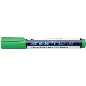 Tábla- és flipchart marker 2-5mm, vágott végű Schneider Maxx 293 zöld – Tonerklinika Debrecen