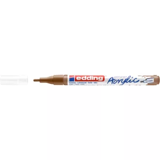 Akril marker 1-2mm, Edding 5300 mogyoró barna – Tonerklinika Debrecen
