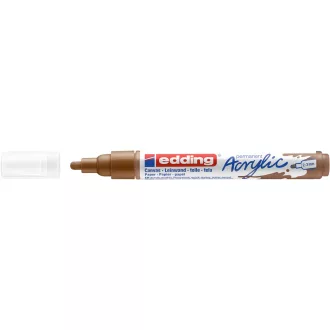 Akril marker 2-3mm, Edding 5100 mogyoró – Tonerklinika Debrecen