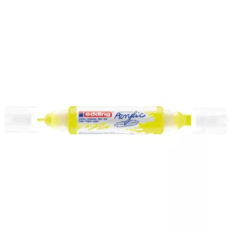 Akril marker 2-3mm, és 5-10mm, 3D kétvégű Edding 5400 neon sárga – Tonerklinika Debrecen
