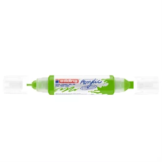 Akril marker 2-3mm, és 5-10mm, 3D kétvégű Edding 5400 sárgászöld – Tonerklinika Debrecen