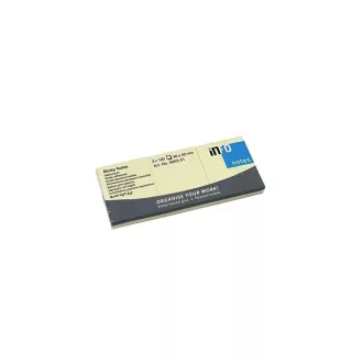 Jegyzettömb öntapadó, 50x40mm, 3x100lap, Info Notes, sárga – Tonerklinika Debrecen