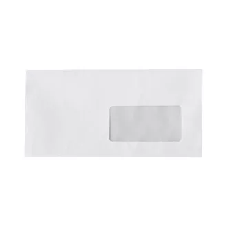 Boríték LC6/5 szilikonos bélésnyomott jobb ablakos 45x90mm 114x229mm J28A20 Bluering® fehér – Tonerklinika Debrecen