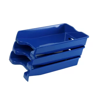 Irattálca műanyag 355, 355x255x60mm, Bluering®, kék – Tonerklinika Debrecen