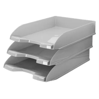 Irattálca műanyag 345, 345x255x65mm, Bluering®, szürke – Tonerklinika Debrecen