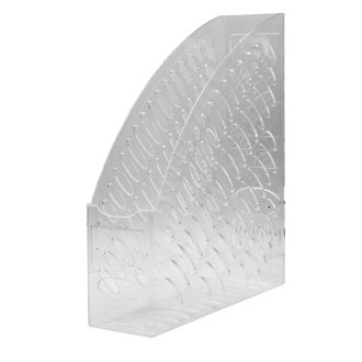 Iratpapucs 8cm, műanyag, 80x300x250mm, Bluering®, víztiszta – Tonerklinika Debrecen