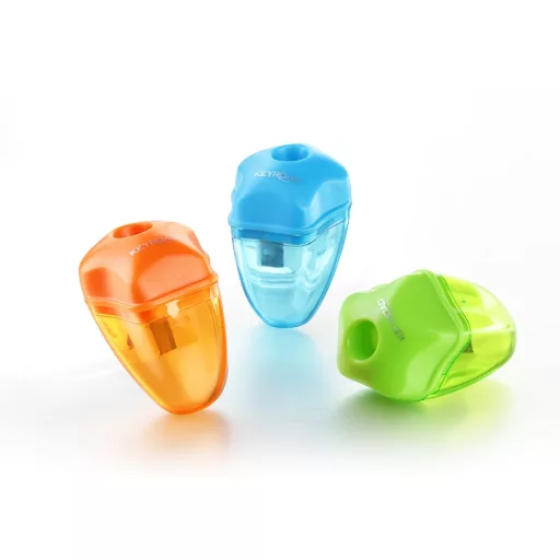 Hegyező 1 lyukú tartályos 24 db/display Keyroad Starfish vegyes színek – Tonerklinika Debrecen