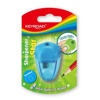 Hegyező 1 lyukú tartályos Keyroad Starfish vegyes színek – Tonerklinika Debrecen
