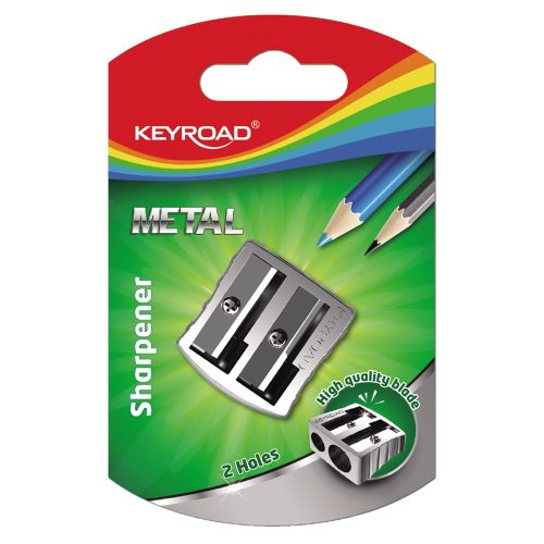 Hegyező 2 lyukú fém Keyroad Metal 