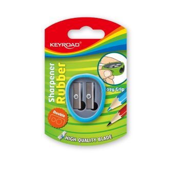 Hegyező 2 lyukú Keyroad Rubber vegyes színek – Tonerklinika Debrecen