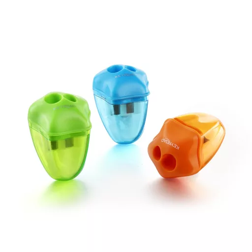 Hegyező 2 lyukú tartályos 24 db/display Keyroad Starfish vegyes színek – Tonerklinika Debrecen