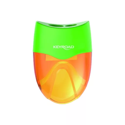 Hegyező 2 lyukú tartályos Keyroad Mellow vegyes színek – Tonerklinika Debrecen