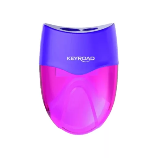 Hegyező 2 lyukú tartályos Keyroad Mellow vegyes színek – Tonerklinika Debrecen