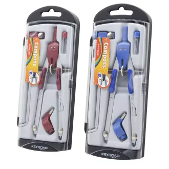 Körző betétes, fém pótbetéttel Keyroad Fast Track vegyes színek – Tonerklinika Debrecen