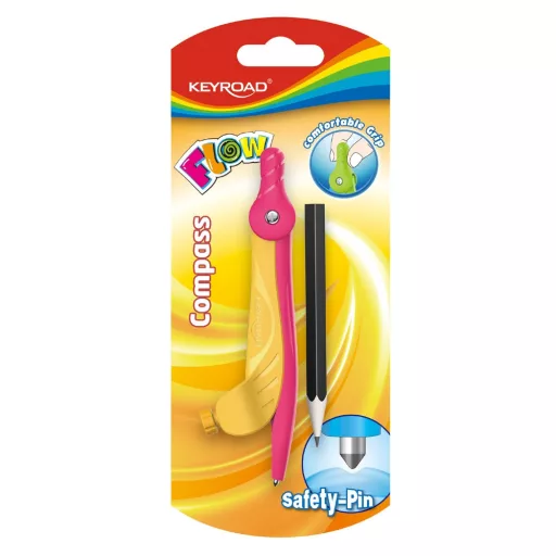 Körző ceruzás, bliszteres Keyroad Flow vegyes színek – Tonerklinika Debrecen