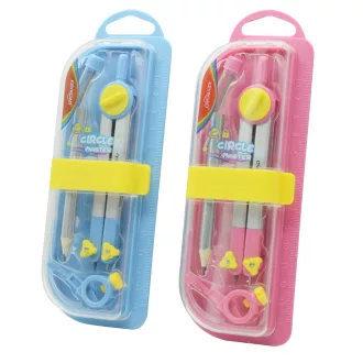 Körző ceruzás/betétes, fém pótbetéttel Keyroad Circle Master vegyes színek – Tonerklinika Debrecen