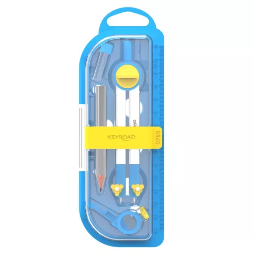 Körző ceruzás/betétes, fém pótbetéttel Keyroad Circle Master vegyes színek – Tonerklinika Debrecen