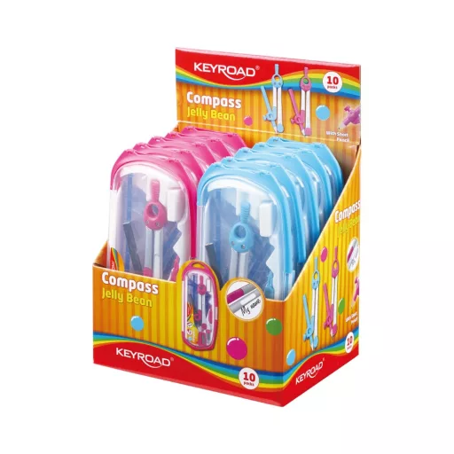 Körző készlet Keyroad Jelly Bean – Tonerklinika Debrecen