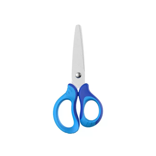 Olló 13 cm tompa fejű 20 db/display Keyroad Soft Grip vegyes színek – Tonerklinika Debrecen