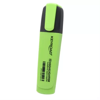Szövegkiemelő vágott hegyű, lapos test Keyroad Fluo neon zöld – Tonerklinika Debrecen