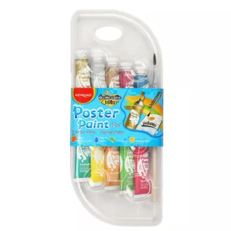 Tempera készlet 10 ml. 10 db/bliszter Keyroad fémes és neon színek – Tonerklinika Debrecen