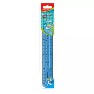Vonalzó 20 cm, flexibilis Keyroad Flex Draw vegyes színek – Tonerklinika Debrecen