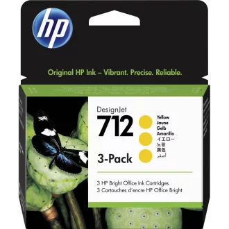 HP 3ED79A Patron 3Pack Yellow 29ml No.712 (Eredeti) – Tonerklinika Debrecen
