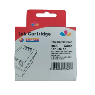 Utángyártott HP 3YM63AE Tintapatron Color No.305XL WHITE BOX show ink level – Tonerklinika Debrecen