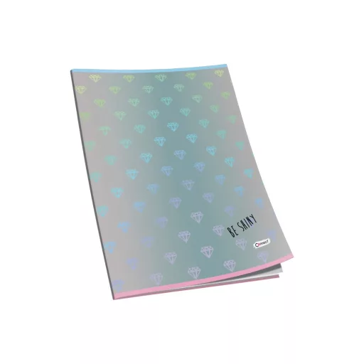 Füzet A5, 40lap, kockás 80g. papír, glitteres Connect – Tonerklinika Debrecen