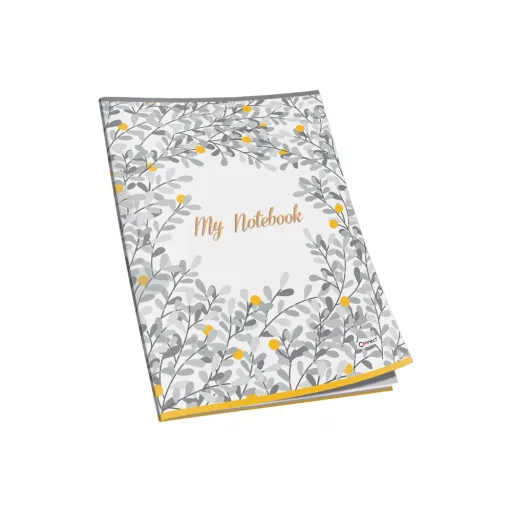 Füzet A5, 40lap, kockás 80g. papír, glitteres Connect – Tonerklinika Debrecen