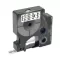 Utángyártott DYMO D1 40910 9mm x 7m átlátszó-fekete #S0720670 – Tonerklinika Debrecen