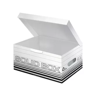 Archiváló doboz S méret, felfelé nyíló tetővel Leitz Solid Box fehér – Tonerklinika Debrecen
