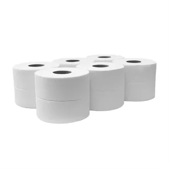   Toalettpapír 2 rétegű közületi átmérő: 19 cm 100 % cellulóz 105 m 12 tekercs/karton Bluering® hófehér