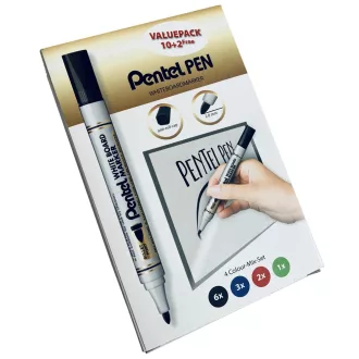 Táblamarker készlet 2mm, kerek Pentel 12 klf. szín – Tonerklinika Debrecen